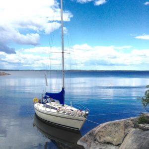 I väntan på att oväder ska dra förbi